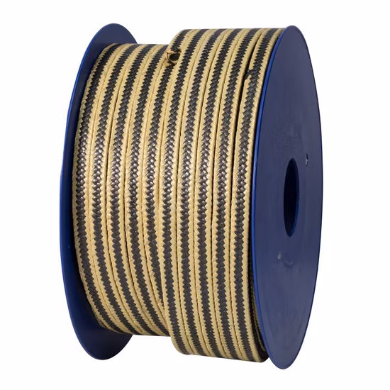 Gaxeta trançada de grafite com fibra de PTFE