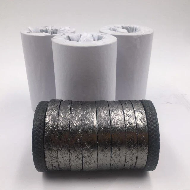 6*6 High Temperature and Pressure Black Carbon Fiber Graphite PTFE Packing Graphite Fiber Packing