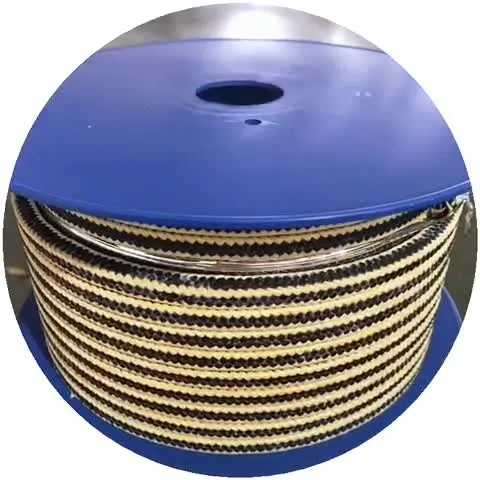 China Seal PTFE Grafite Aramida Fibra de Carbono Válvula de Válvula de Vapor Bomba de Glândula Trançada Embalagem